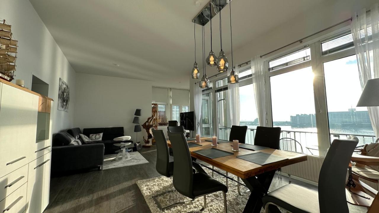 Ferienwohnung Mit Blick Aufs Meer In Wilhelmshaven Exteriör bild